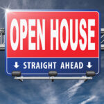 Open house or model house viewing before sale or renting a new h